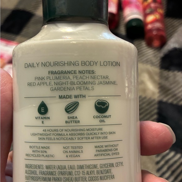 NWT Bath & Body Works Plumeria Collection - Pink and White 4 Pc Set - Picture 3 of 4